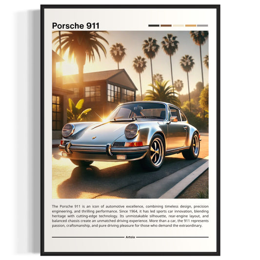 Porsche Palm Trees